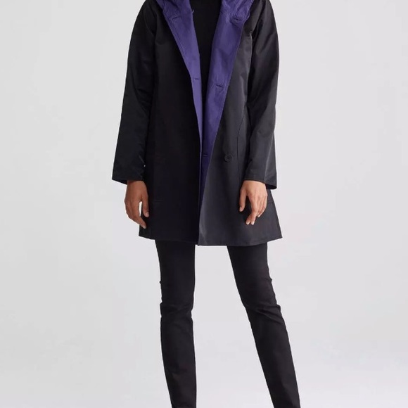 eileen fisher raincoat
